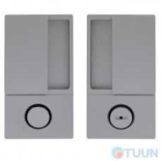 AGB handle Art. B300020201 Wave for WC sliding doors brushed matte nickel
