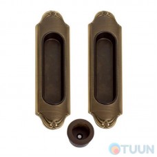 Mandelli 1028T handle for sliding door, matte bronze (set)