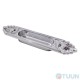 Enrico Cassina C50100 chrome handle for sliding doors.