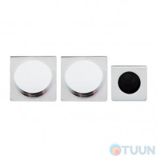 Handle for sliding door Fimet 3667С F04+MQ chrome (set)