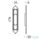 Colombo Louis XVI KLU111-BR sliding door handle bronze