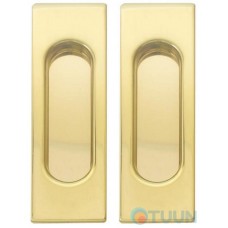 Sliding door handle Fimet 3663AC F01 half brass (set)