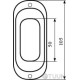 Handle 31003-S91MM PB half-brass on sliding door