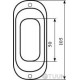 Handle 31003-S91MM PB half-brass on sliding door