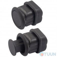 Handle for sliding doors Pamar PO2015 Z matte black (E228)