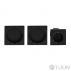 Handle for sliding door Fimet 3667С+MQ matte black (set)