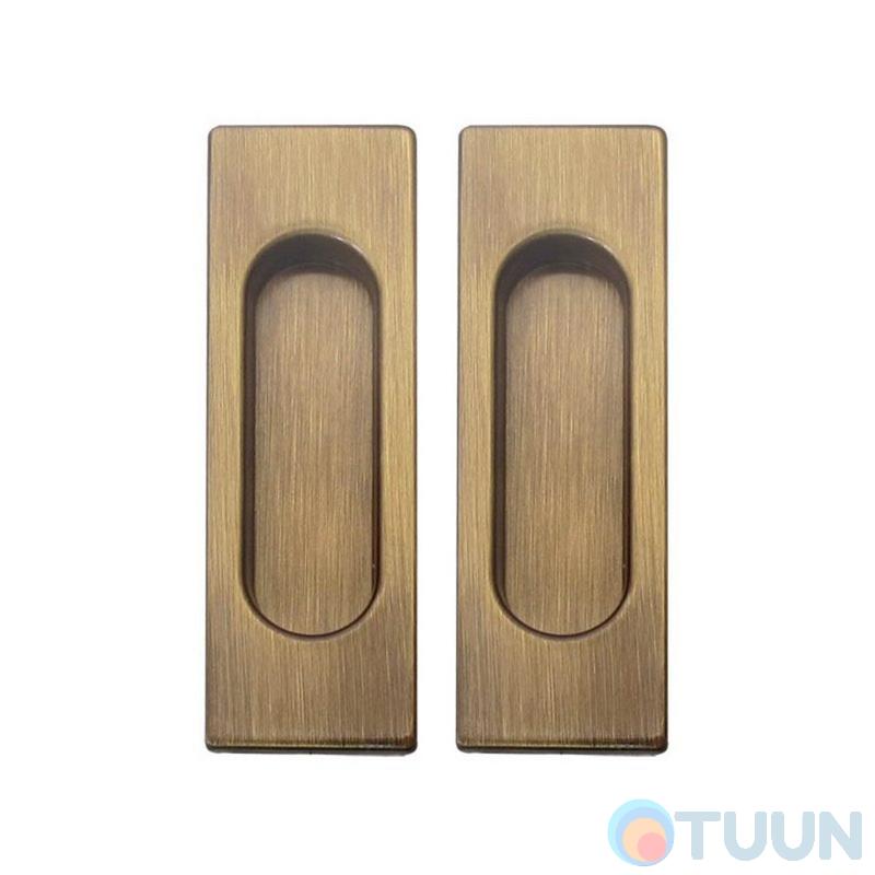 Sliding door handle Fimet 3663AC F03 matte bronze (set)