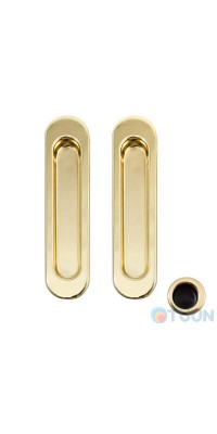 AGB Art. B019270010 KIT F1 Комплект ручок на розсувнi двері + ручка д / витяг дверей латунь