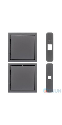 Магнітна ручка Koblenz Kuadra QB 200 CS для орних дверей із замком мат хром