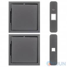 Koblenz Kuadra QB 200 CS magnetic handle for swing doors with lock, matt chrome