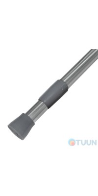 Карниз для шторки ванной комнаты Arino 120-220 d 22, алюм хром