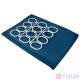 Шторка для ванної Trento Blue, 240х200, синій