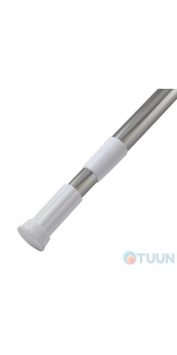 Карниз для шторки ванной комнаты Arino 120-220 d 22, нерж хром