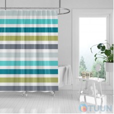 Шторка для ванної або душу Trento Horizontal, 180х200, кольорові смуги