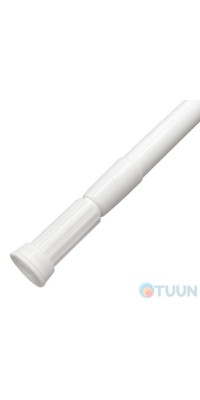 Карниз для шторки ванной комнаты Arino 70-120 d 22, алюм белый