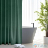 Шторка для ванной Trento Green, 200х200, зеленый