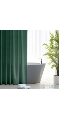 Шторка для ванной Trento Green, 200х200, зеленый