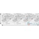 Шторка для ванної або душу Trento Leaves, 180х200, бежевий