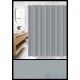 Arino Bathroom curtain, graphite 180x180 cm