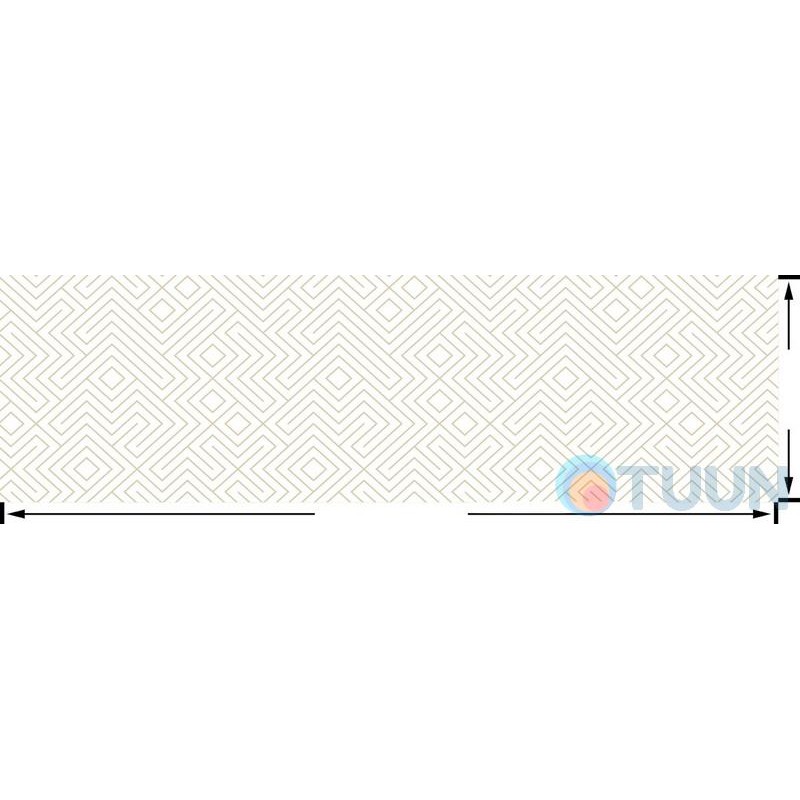 Шторка для ванної або душу Trento Edge, 180х240, сірий