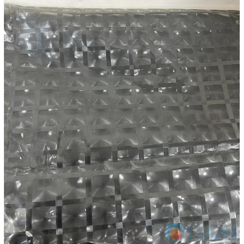 3D Trento Bathroom Curtain 180x180 cm Gray