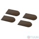 AGB Art. E302001222 Set of caps for Eclipse 3.0 hinges ant bronze