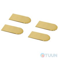 AGB Art. E302001203 Set of caps for Eclipse 3.0 hinges, polished brass