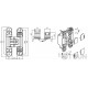 Hinge Koblenz Kubica Art.K2760 CS matt chrome