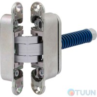 AGB Art. E390000334 Eclipse 3.2 hinge with closer, matte chrome