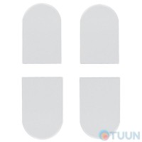 AGB Art. E302001691 Hinge cap set Eclipse 3.2 white