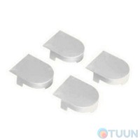 AGB Art. E302001134 Eclipse curtain cap set matt chrome