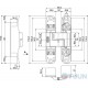 AGB Art. E302000234 завіса Eclipse 3.0 мат хром