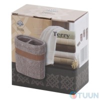 Trento Terry стакан для щеток коричневый