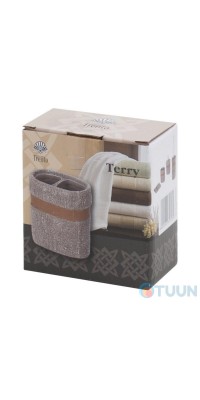 Trento Terry стакан для щеток коричневый