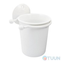 Hanging toothbrush holder Black and White