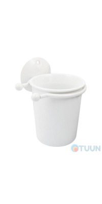 Hanging toothbrush holder Black and White