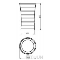 Стакан бирюза Trento Bergamo