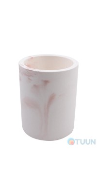 Trento Brillo Rosa glass, ECO, white-pink, diatomite