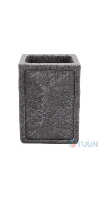 Trento Ermade glass, gray, polyresin