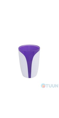 Trento Arte Violet White and Violet Glass