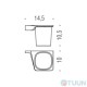 Colombo B2502SX Alize Glass chrome
