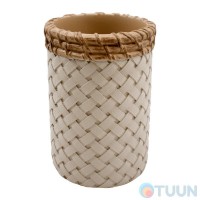 Стакан Trento Raphia, бежевий, полірезин