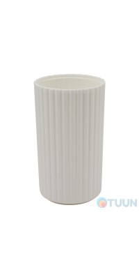 Arino Grezzo White toothbrush cup plastic, white