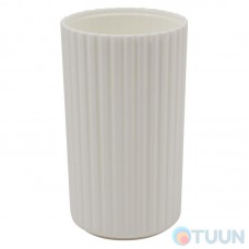 Arino Grezzo White toothbrush cup plastic, white