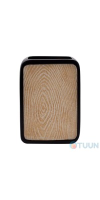 Trento Castellana glass, black/beige, polyresin
