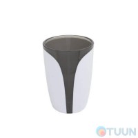 Стакан бело-серый Trento Arte Gray