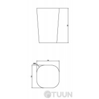 Trento Aquaform Green Glass