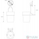 Plastic toothbrush cup, with suction cups TC 1337
