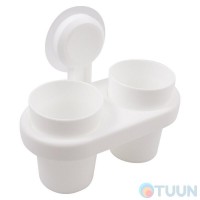 Стакан подвійний Home White, скотч, білий, пластик