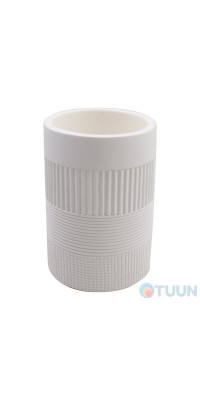 Trento Gesso glass, ECO, white, diatomite